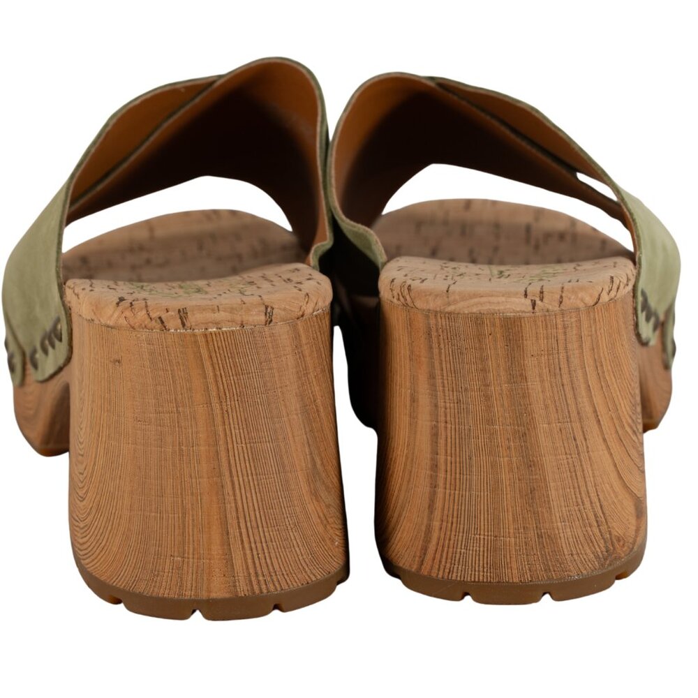 Kork-Ease Women's Tatum Leather 2-3/4" Heel Slide Sunflower Platform Sandals 10M - Picture 13 of 13